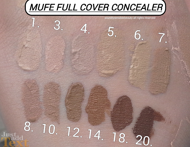 Makeup Forever Full Cover Concealer Review & Swatches of Shades