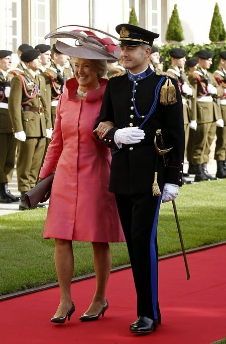 Los condes de Lannoy de Bélgica, padres de la novia, Los condes de Lannoy de Bélgica, padres de la novia,