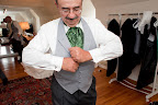 craig's dad showing off his cuff links.