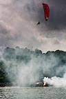 Paramotor assault squad to the rescue!