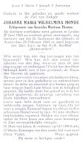 Monde, Johanna Maria Wilhelmina 23-02-1943 Bidprentje .jpg