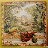 Gobelin 9151, Verdure au chateau, 150x150cm