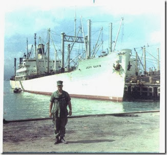 Russ Ford at Da Nang Harbor 1969