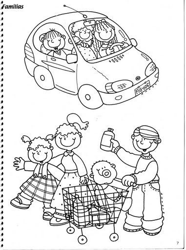 dibujos de la familia para colorear arbol genealogico para colorear
