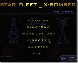 Star Fleet X bomber freeware game (1)