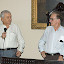Foto tirada no dia 11 de novembro de 2005, por ocasião do lançamento dos livros [autores: Benedicto de Abreu Sá, Bassalo, Bassalo e Mauro Sérgio Dorsa Cattani, Jerônimo Alves e Bassalo (CD)], no Colégio Estadual Paes de Carvalho. Da esquerda para a direita: Clodoaldo Fernando Ribeiro Beckmann, Presidente do Conselho Estadual de Cultura, e Bassalo.