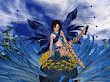 Blue Fairy Of Flower