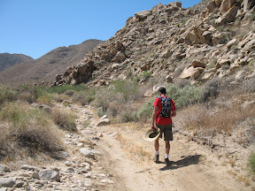 The start of the hike