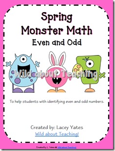 Monster Math Even and Odd