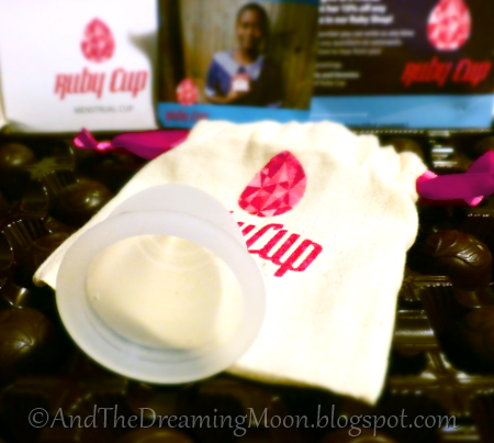 Ruby Cup Menstrual Cup and Chocolate