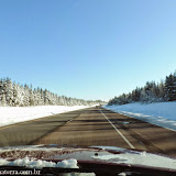 Estrada para Prince Edward Island, Canadá