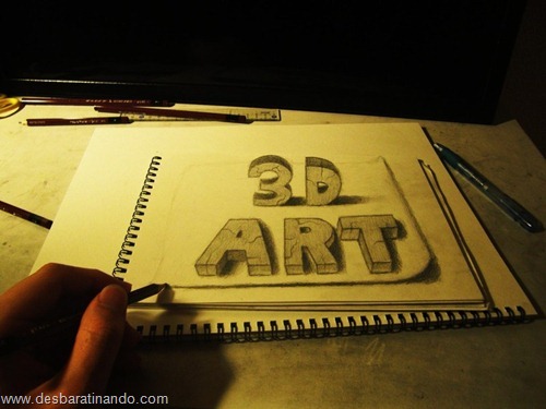 desenhos lapis 3D desbaratinando  (18)