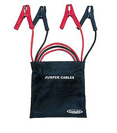 Jumper cables are another must have. Keep them stashed in the car at all times. (sears.com)