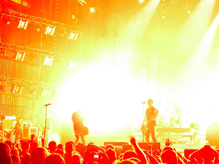 BLAMMO!  The whole stage ignites at the end of Jesus of Suburbia