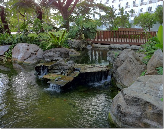 Koi Pond at Rasa Sentosa Resort Singapore