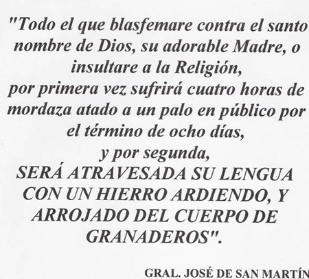 Código Militar de San Martín