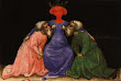 Aurora Consurgens Manuscript Fig2 Two Wise Men Are Nourished By A Sophia Figure