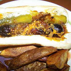 Spicy Onions and Bratwurst