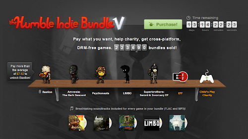 Humble Indie Bundle V su Ubuntu Software Center