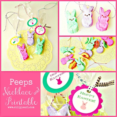 Peeps Necklace and Printable - The Silly Pearl