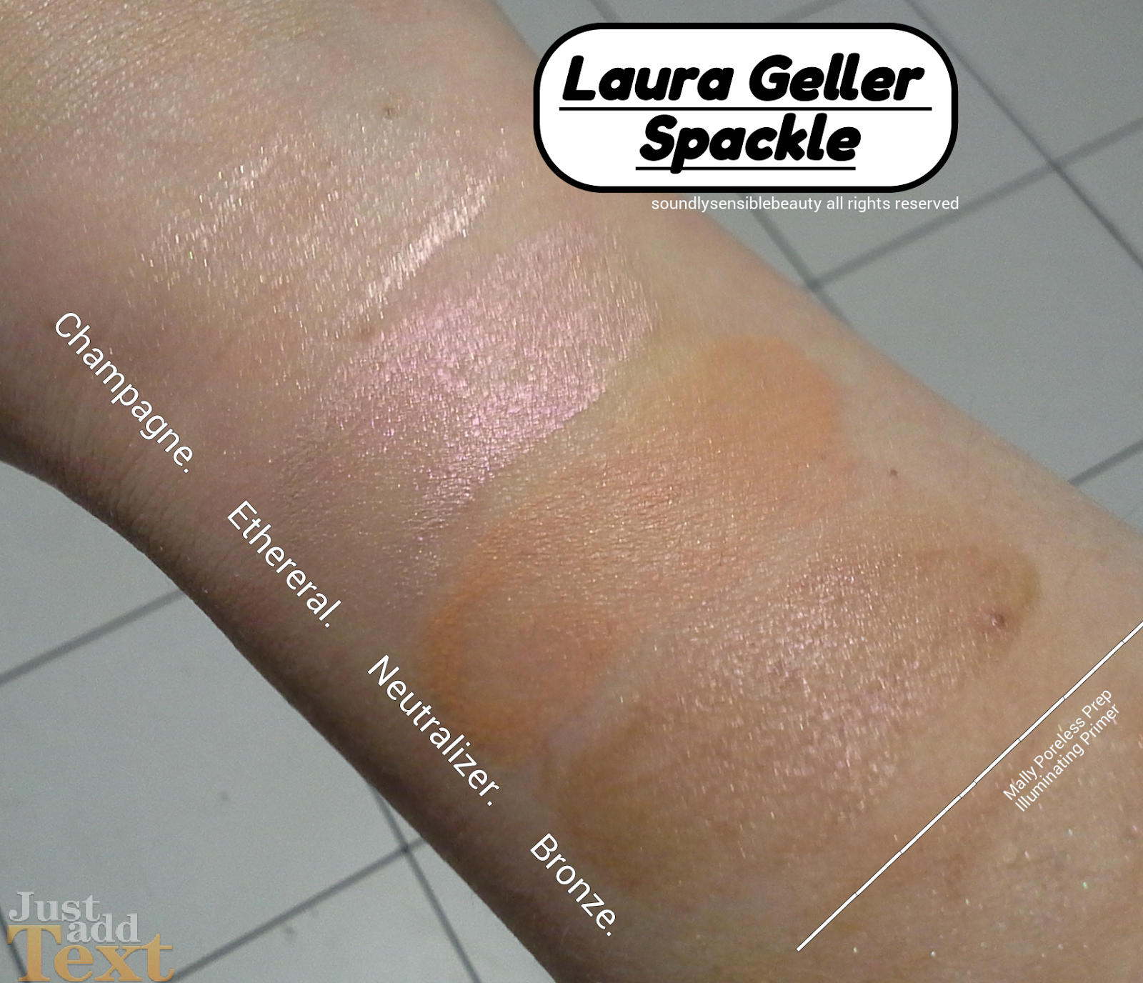Laura Geller Spackle; Review & Swatches