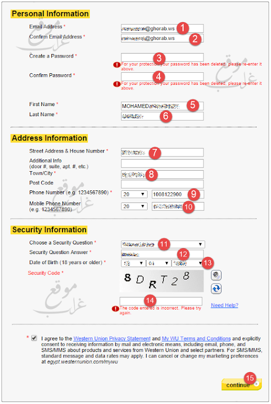 Register WU Gold Card