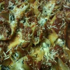 Spinach and Cottage Cheese Stuffed Shells (No Ricotta)
