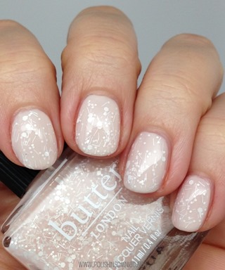 butter LONDON Doily over Pink Ribbon 