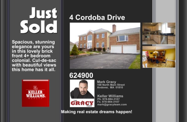 Just SOLD 4 Cordoba Dr Danvers