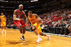 lebron james nba 130224 mia vs cle 08 LeBron Debuts Prism Xs As Miami Heat Win 13th Straight
