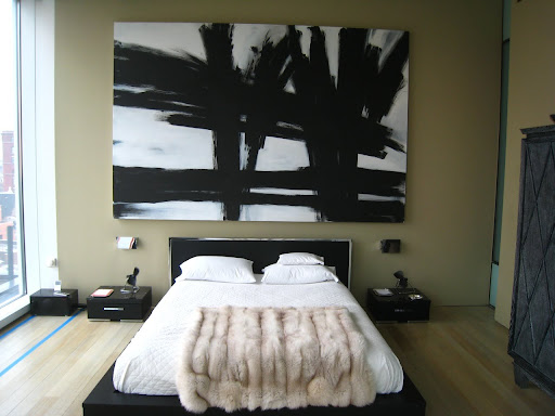 For the bedroom, I added marble tops to the nightstands for the same reasons. But many readers have asked where it came from.