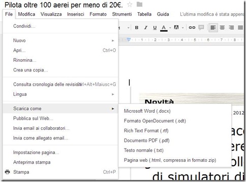 Salvare email Gmail in un documento di testo Salvare email Gmail in un documento di testo