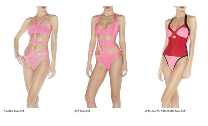 Herve Leger, Herve Leger Swimsuits, bandage swimsuits, costume intero, bikini, Herve Leger costumi