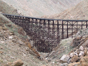 Goat Canyon Trestle is pretty overwhelming when you stand below it.