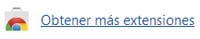 Obtener más extensiones en Google Chrome