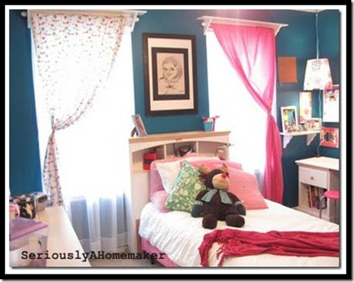 turquiose girls room