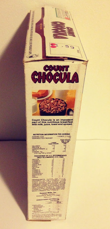 Count Chocula Cereal Nutritional Information