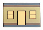 station, 1995, screenprint, 9 x 13.5 in.