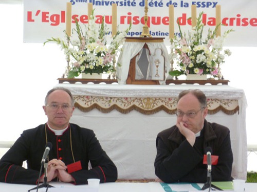 Mons. Fellay - Padre Lorans