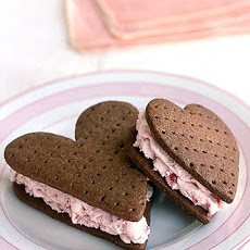Chocolate Strawberry Ice Cream Sandwiches