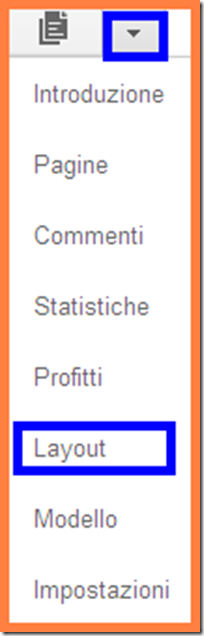 come modificare layout designer modelli blog blogger