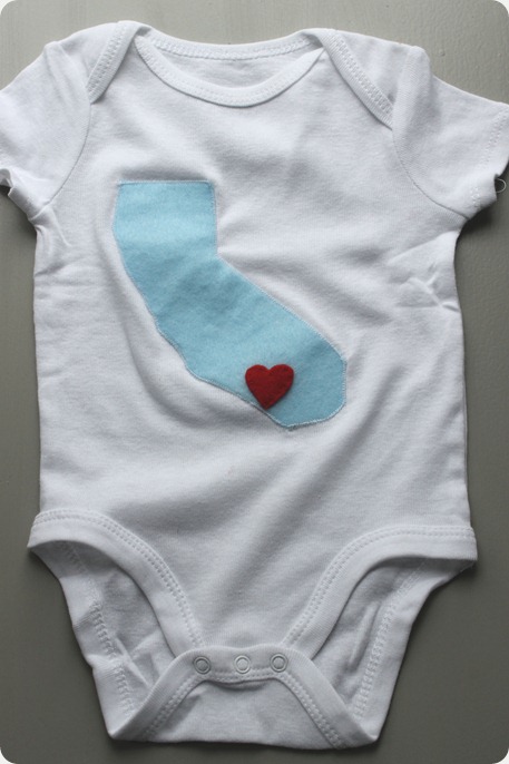 I love california baby onesie