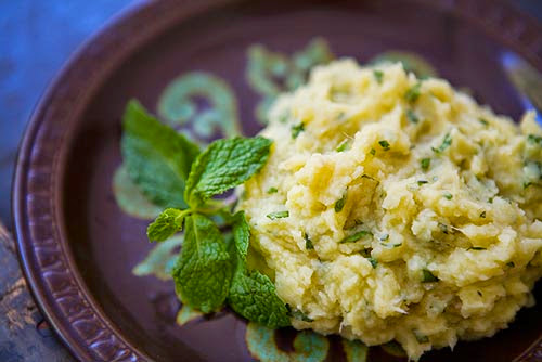 Sweet Potato Mash with Mint (photo)