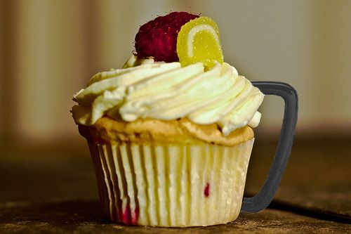 DRINK UP: Mark Says Hi!’s, host of the Alternative Comedy Show on Raw Dog Radio lifts his cup to enjoy a delicious treat and drink in one!