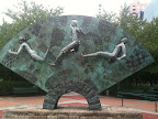 Olympic park in Atlanta, cool quilt theme.