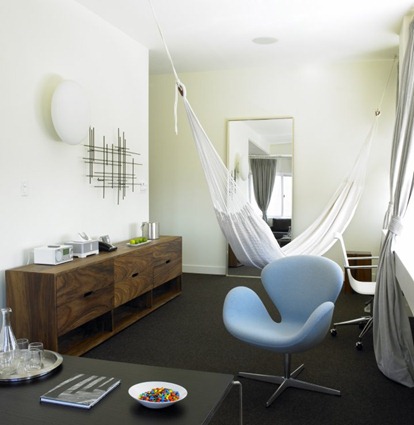 nu hotel brooklyn interior design contemporary bunkbed