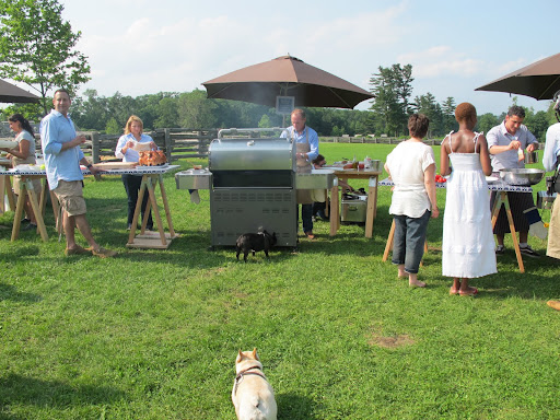 Oh boy!  An all-star culinary cast right here in our own backyard!  Can you believe this feast they're preparing?