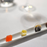 Chocolat blanc et citron confit.