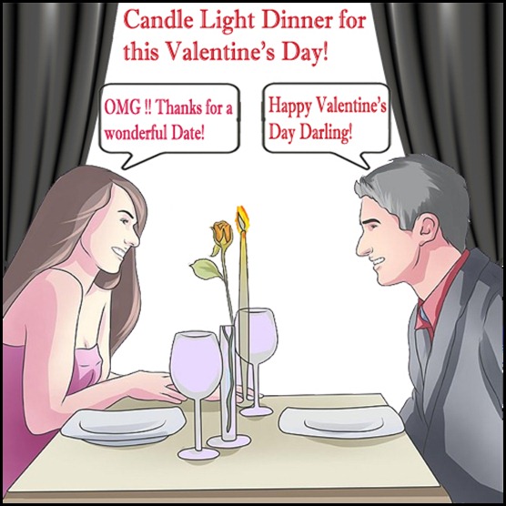 Candle Light Dinner for this valentine's day