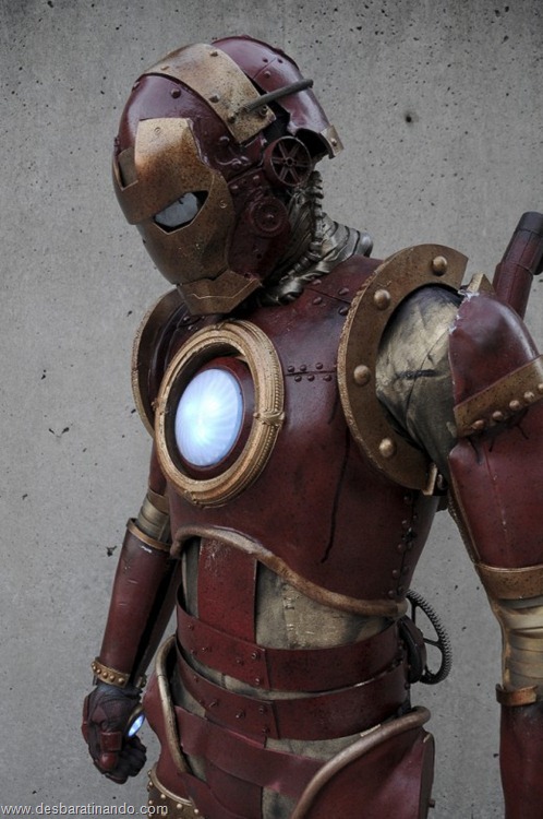 armadura iron man homem de ferro steam punk desbaratinando  (1)